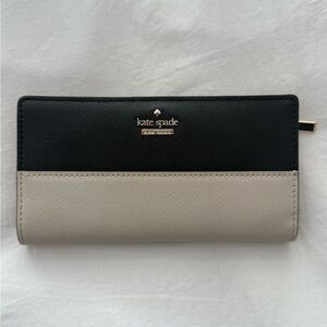 Kate Spade Black and Gray Wallet